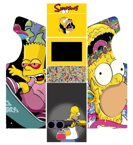 Stickers borne arcade - borne, ou