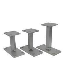 Support de poteau Konrad réglable en hauteur 120 - 230 mm sabot de poteau...