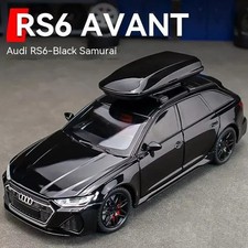 Modèle Réduit 1:32 Audi RS6 Métal Jouet de Collection Portes Ouvrantes