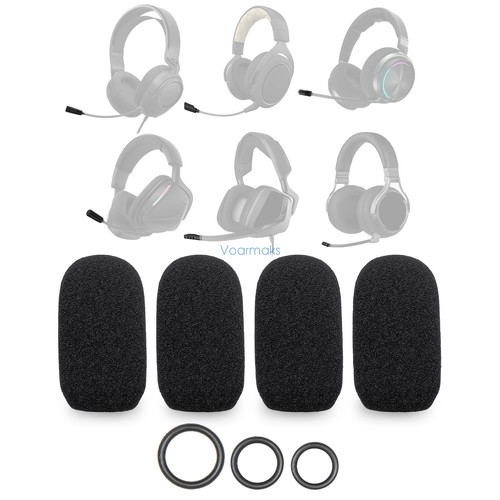 Mic foam covers o rings - 4, o-rings