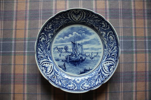 Assiette faience delft - faience,