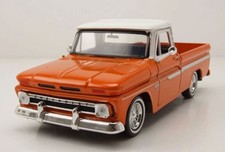 MOTOR MAX - Voiture de 1966 couleur orange - CHEVROLET C10 Fleeside - 1/24 - ...