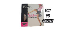 Dim Sublim Voile résistant Taille 3 Gazelle collants femme 15 D