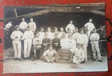 Carte photo CHAMPAGNE 7é dragons souvenir des grèves révolte des vignerons 1911