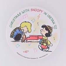 Sous-verres de Noël Marcie Schroeder Snoopy Peanuts × Isetan 2002 du Japon