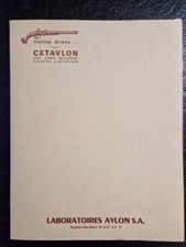 Vieilles armes par Cetavlon laboratoires Avlon 10 planches série blanches