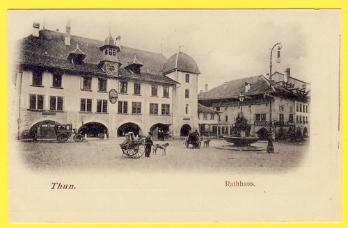 Cpa rare suisse schweiz thun - schweiz,