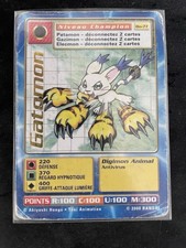 Gatomon Or Carte Digimon Français Bo-77