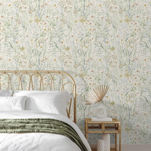 Botanique papier peint sauge - papier, /