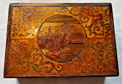 Coffret marqueterie de - coffret, en