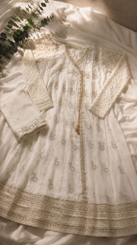 Robe caftan blanche - ✨,