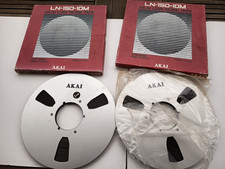 AKAI LN-150-10M 2 bandes magnétiques ALU low Noise Tape for NAB reel to reel