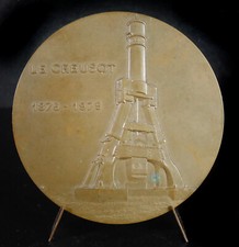 Médaille Marteau-pilon Creusot Forge  Hammer le Pilon siderurgie Force estampage