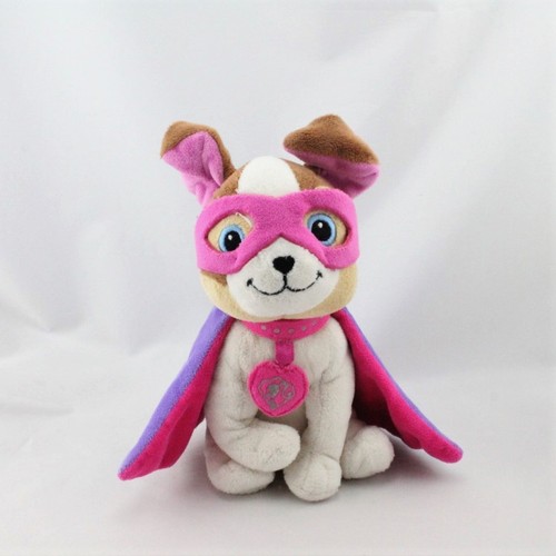 Doudou peluche chien - chien, masqué