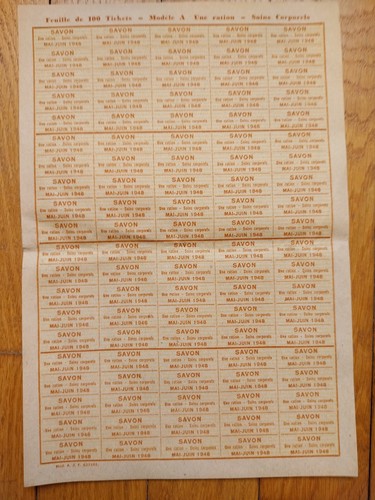 Rationnement feuille de - rationnement,