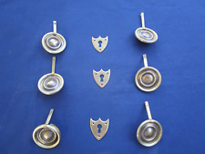 6 poignées anneaux D. 5 cm 3 entrées laiton occasion tiroirs commode Louis XVI