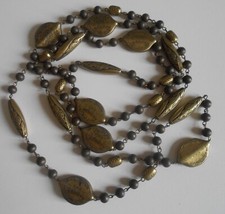 ANCIEN COLLIER VINTAGE ETHNIQUE SAUTOIR TRIBAL