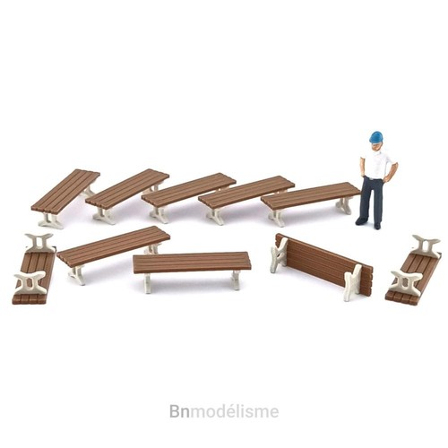 Lot bancs 87 - 10, 1/87