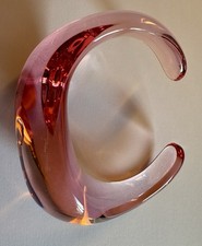 Magnifique Bracelet Rose En Cristal De Baccarat