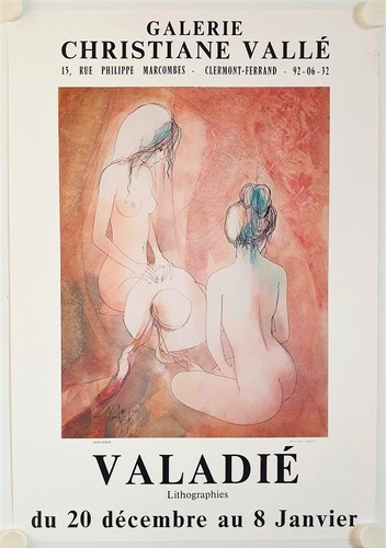 Affiche valadié exposition - affiche,