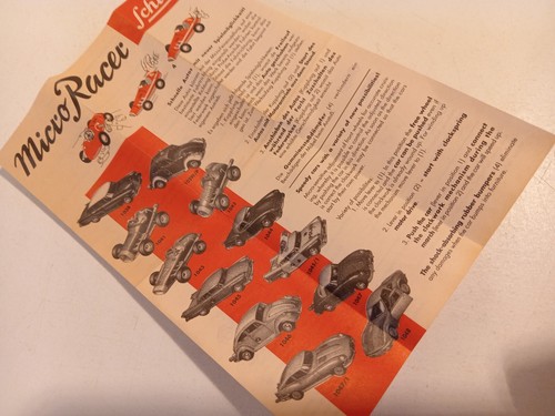 Schuco micro racer feuillet - schuco,