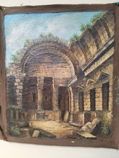 Tableau Paysage Ville Peint À