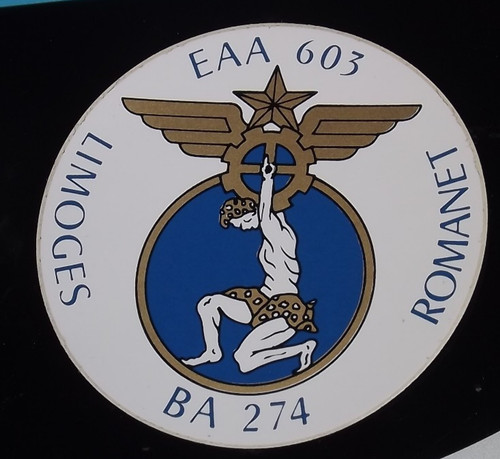 Rare autocollant eaa 603 ba - eaa, /