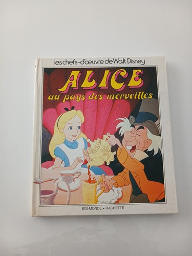 Livre disney alice pays - disney,
