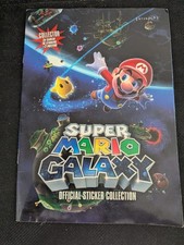 Official Sticker Collection - Super Mario Galaxy - Album Inomplet - Bon État 