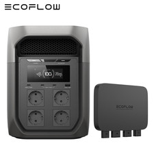 ECOFLOW DELTA 3 Max Portable Centrale Électrique 2048Wh 2400W Générateur Solaire