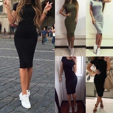 Robe de soirée cocktail femme tendance manches courtes figurine style câlin