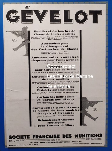 Gevelot societe francaise - gevelot,