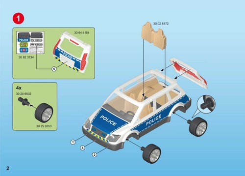 Playmobil choix pièce de - au,
