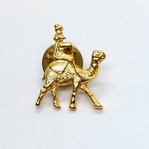 Man riding camel pin wise - riding,