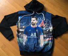 superbe SWEAT a Capuche * LIONNEL MESSI * PSG PARIS SAINT GERMAIN *