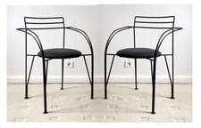 Paire de fauteuils Lune d’Argent design par Pascal Mourgue pour Fermob, 1980’s