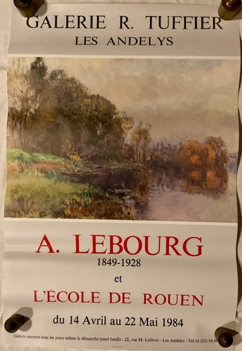Affiche albert lebourg - affiche,