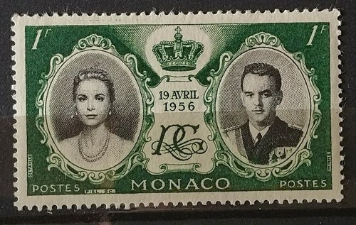 Monaco timbre 473 - monaco, mariage