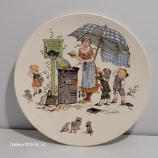 Assiette Sarreguemines faience