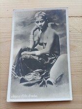 CPA CARTE POSTALE ANCIENE JEUNE FILLE ARABE NUE  VERS 1900