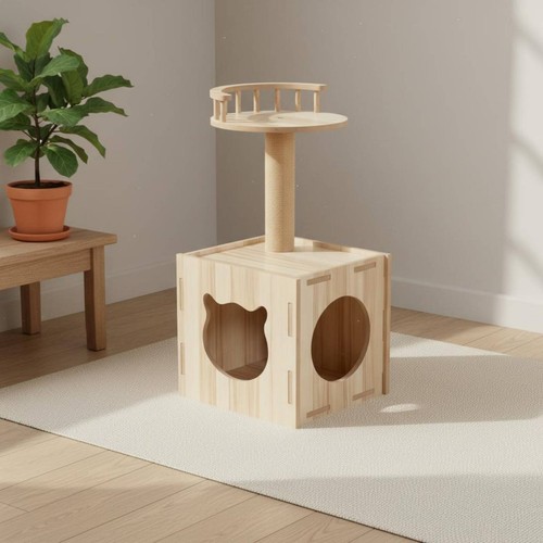 Arbre chat bois - arbre,