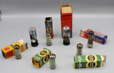 LOT TUBES LAMPES RADIO TSF EM4