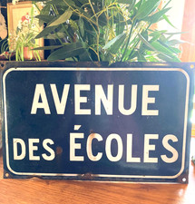 Ancienne plaque de rue en