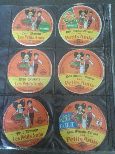 Lot etiquettes fromage - de,