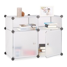 Étagère avec 4 casiers