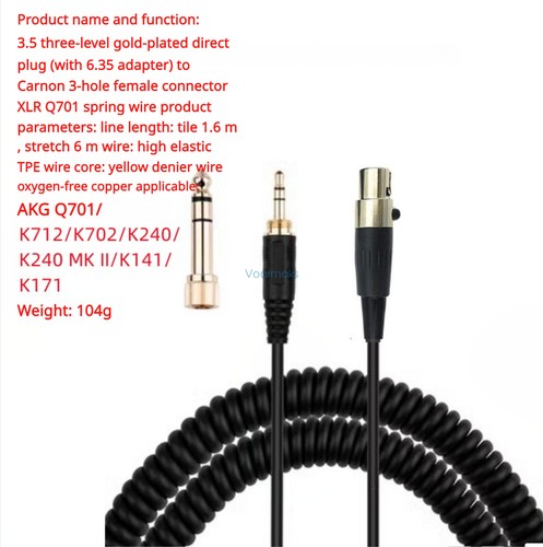 Audio cable for akg - cable,