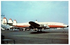 Orientale Airlines Lockheed L 1049 Super Constellation Airplane Carte Postale