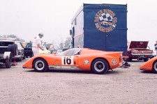Slide CHEVRON B16 at MID-AMERICA 1970 driver Bobby RINZLER