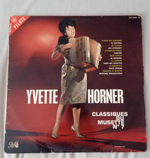 YVETTE HORNER - Classiques du musette N°7  : Disque LP 33 Tours