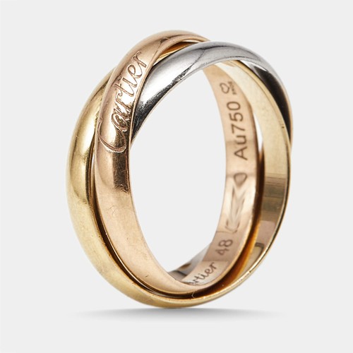 Bague cartier trinity 18 - cartier, or